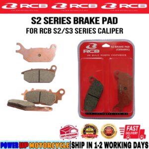 RCB S2 SERIES CERAMIC BRAKE PAD (CERAMIC) FOR S2/S3 CALIPER