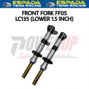 ESPADA FRONT FORK CNC FF05 [LOWERED 1.5 INCH] - LC135 4S (BLACK/GOLD)