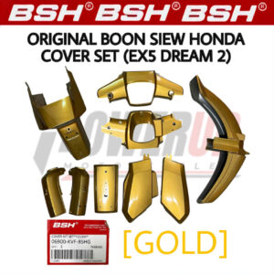 BOON SIEW HONDA (BSH) BODY COVER SET - EX5 DREAM 2 [GOLD] (06900-KVF-BSHG)