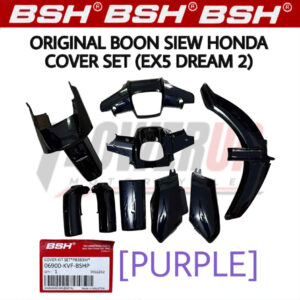BOON SIEW HONDA (BSH) BODY COVER SET - EX5 DREAM 2 [PURPLE] (06900-KVF-BSHP)