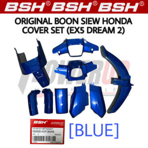 BOON SIEW HONDA (BSH) BODY COVER SET - EX5 DREAM 2 [BLUE] (06900-KVF-BSHB)