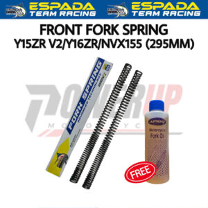 ESPADA FRONT FORK SPRING SET - Y15ZR V2 / Y16ZR / NVX155 (295MM)