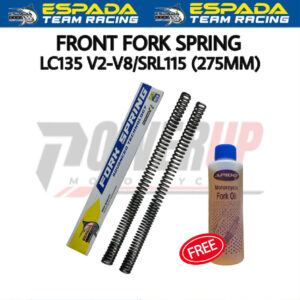 ESPADA FRONT FORK SPRING SET - LC135 4S V2-V8 / LAGENDA115 (275MM)