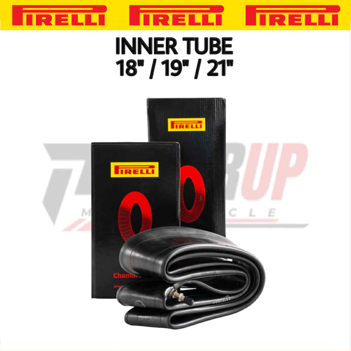 PIRELLI OFF ROAD INNER TUBE - 18" / 19" / 21"