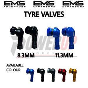 EMS ADVENTURE TYRE VALVES - 8.3MM / 11.3MM