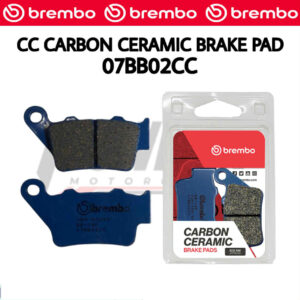 BREMBO CC CARBON CERAMIC BRAKE PAD - 07BB02CC (FOR BMW F 800 GS / KTM 200 DUKE / DUCATI MONSTER 797)
