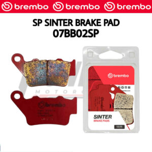 BREMBO SP SINTER BRAKE PAD - 07BB02SP (FOR BMW F 800 GS / KTM 200 DUKE / DUCATI MONSTER 797)