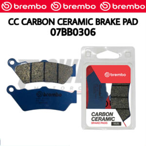 BREMBO CC CARBON CERAMIC BRAKE PAD - 07BB0306 (FOR BMW F 800 GS /  R 1200 GS / R 1250 GS)