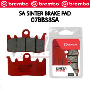 BREMBO SA SINTER BRAKE PAD - 07BB38SA (FOR BMW R 1250 R / R 1250 RS / DUCATI MONSTER 797)