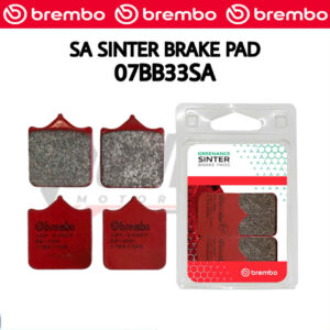 BREMBO SA SINTER BRAKE PAD - 07BB33SA (FOR BMW S 1000 R / S 1000 RR)